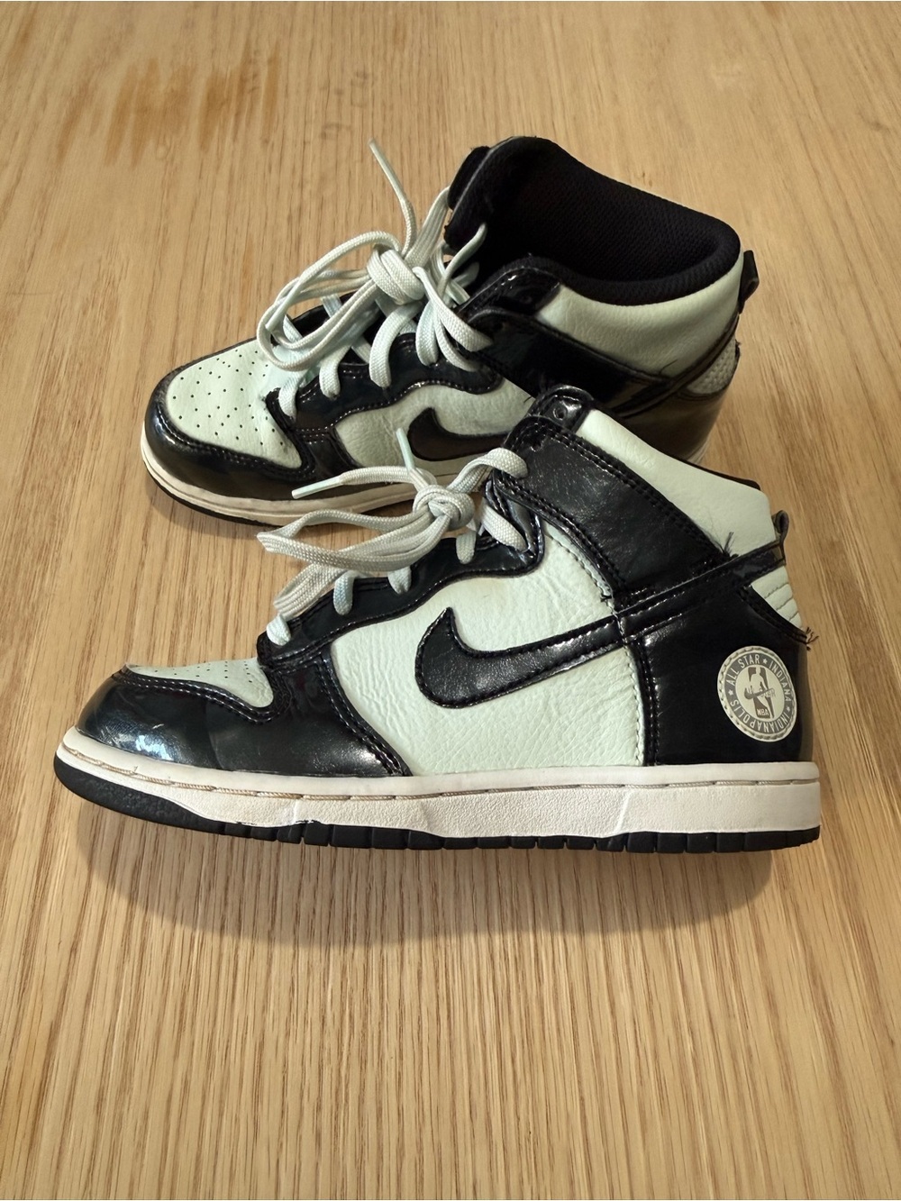 Nike Dunk high barely green all star game editon shoes